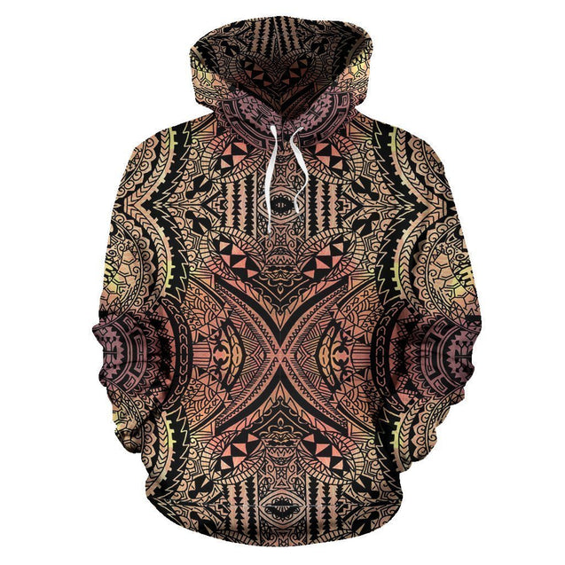 Polynesian Tribal Hoodie 01 - AH - J4-ALL OVER PRINT HOODIES (P)-Phaethon-Hoodie-S-Vibe Cosy™