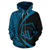 Hawaii Polynesian Tribal Zip-up Hoodie Blue Color - Circle Style - AH-ALL OVER PRINT ZIP HOODIES (P)-Phaethon-Zip-Up Hoodie-S-Vibe Cosy™