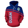 Guam All Over Hoodie - Polynesian Curve Version-ALL OVER PRINT HOODIES-HP Arts-Hoodie-S-White-Vibe Cosy™