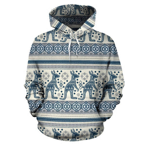 Australia Vintage Kangaroo All Over Print Hoodies-Apparel-HD09-Hoodie-S-Vibe Cosy™