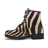 Zebra - Vegan Leather Boots-Amaze Style™-placeholder-placeholder-Vibe Cosy™