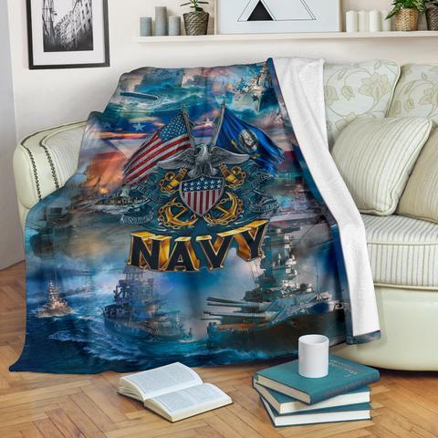 US Navy 3D All Over Printed Blanket