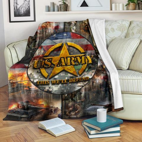 US Army 3D All Over Printed Blanket