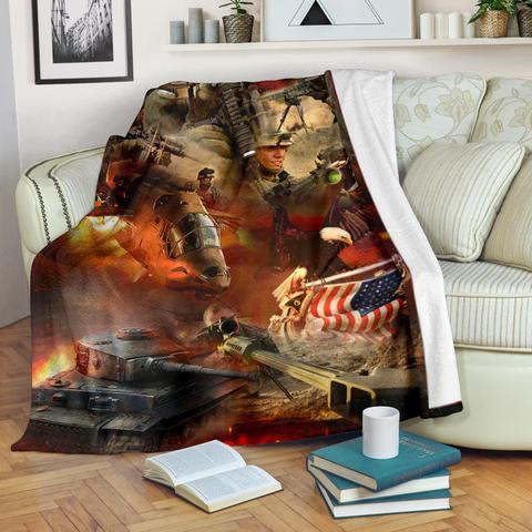 US Army 3D All Over Printed Blanket