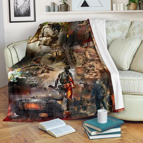 US Army 3D All Over Printed Blanket