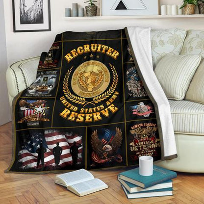 US Army 3D All Over Printed Blanket