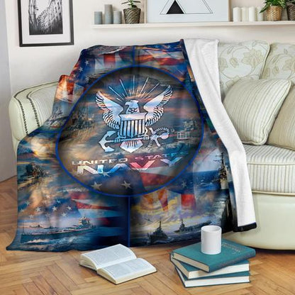 US Navy 3D All Over Printed Blanket