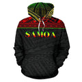 Samoa All Over Hoodie - Reggae Color Version - BN01-ALL OVER PRINT HOODIES (P)-Phaethon-Hoodie-S-Vibe Cosy™