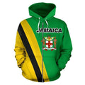Jamaica Coat Of Arms Zip Up Hoodie K5-Apparel-Phaethon-Zip Hoodie-S-Vibe Cosy™