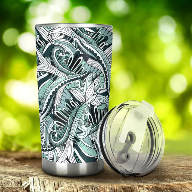 Funky Patterns (Black) - Travel Tumbler-Amaze Style™-Tumbler - Funky Patterns (Black) - Travel Tumbler-20oz Large-Vibe Cosy™