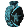 Hawaii Turtle Polynesian Hoodie - Circle Style Blue Color - AH J9-ALL OVER PRINT HOODIES (P)-Phaethon-Hoodie-S-Blue-Vibe Cosy™