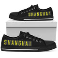 Airport Destinations SHANGHAI - Low Top Canvas Shoes-Amaze Style™-placeholder-placeholder-Vibe Cosy™
