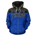 Viking All Over Zip-Up Hoodie - Vegvisir-ALL OVER PRINT ZIP HOODIES (P)-HP Arts-Zip-Up Hoodie-S-Vibe Cosy™