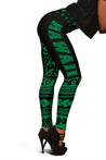 Hawaii Polynesian Leggings Green - Fashion J1-LEGGINGS-Phaethon-Women's Leggings-XS-Vibe Cosy™