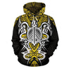 Hawaii Turtle Tribal Yellow Hoodie - Armor Style - AH J9-ALL OVER PRINT HOODIES (P)-Phaethon-Hoodie-S-Vibe Cosy™