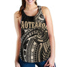 Maori Tattoo with Map New Zealand Women's Racerback Tank K4-WOMENS RACERBACK TANK-HD09-Racerback Tank Top - .-XS-Vibe Cosy™