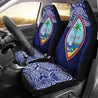 Guam Car Seat Covers - Polynesian Design - BN09-CAR SEAT COVERS-polynesianprint-Guam-Universal Fit-Black-Vibe Cosy™