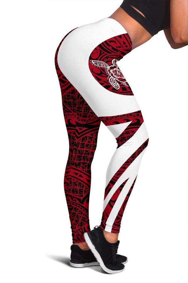 Hawaii Turtle Women's Leggings - Warrior Style 03 J9-LEGGINGS-Phaethon-Women's Leggings-S-Vibe Cosy™