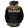 Guam All Over Hoodie - Polynesian Gold Versio-ALL OVER PRINT HOODIES-HP Arts-Hoodie-S-Vibe Cosy™