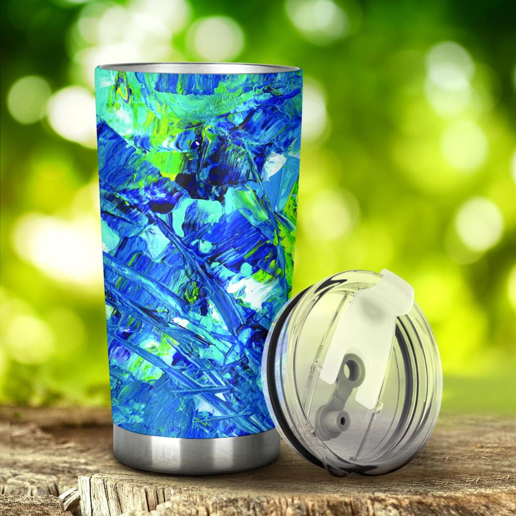 Abstract Oil Paintings P3 - Travel Tumbler-Amaze Style™-Tumbler - Abstract Oil Paintings P3 - Travel Tumbler-20oz Large-Vibe Cosy™