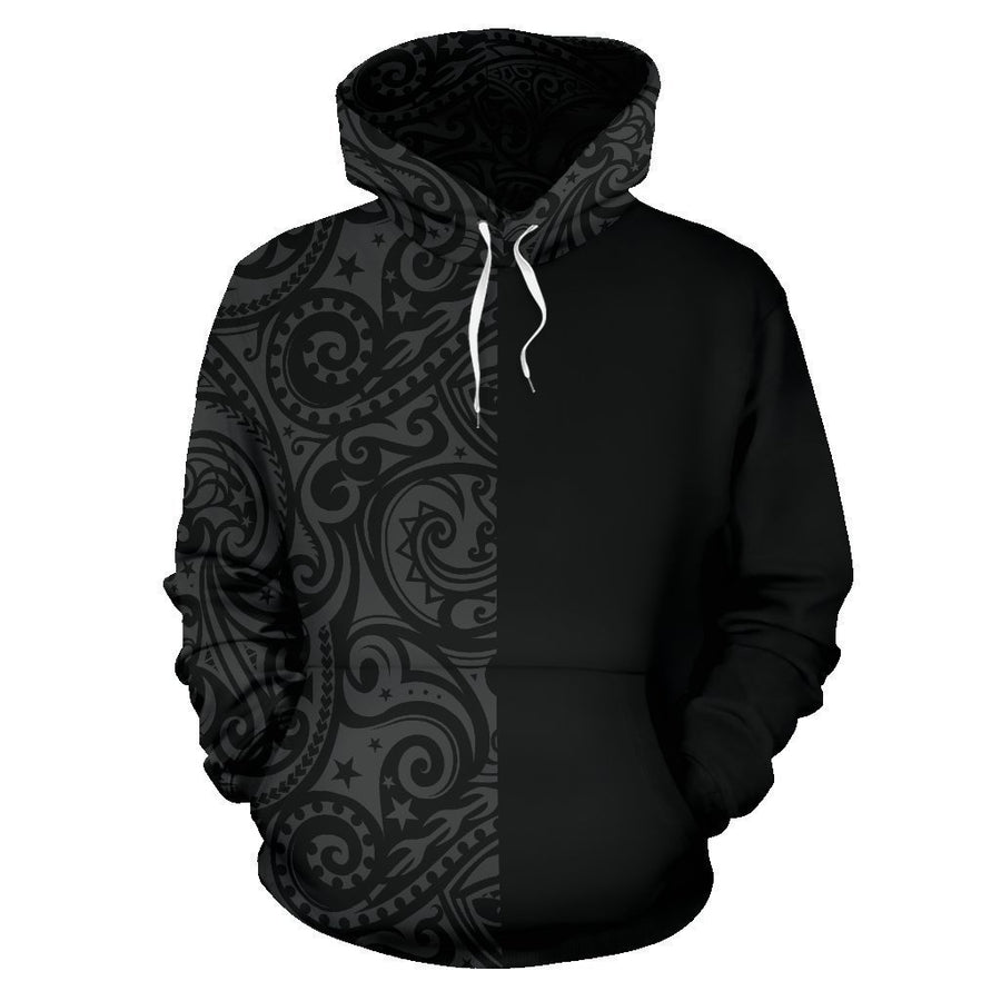 Polynesian Hoodie Half Style 01 - AH TH2-ALL OVER PRINT HOODIES (P)-Phaethon-Hoodie-S-Vibe Cosy™