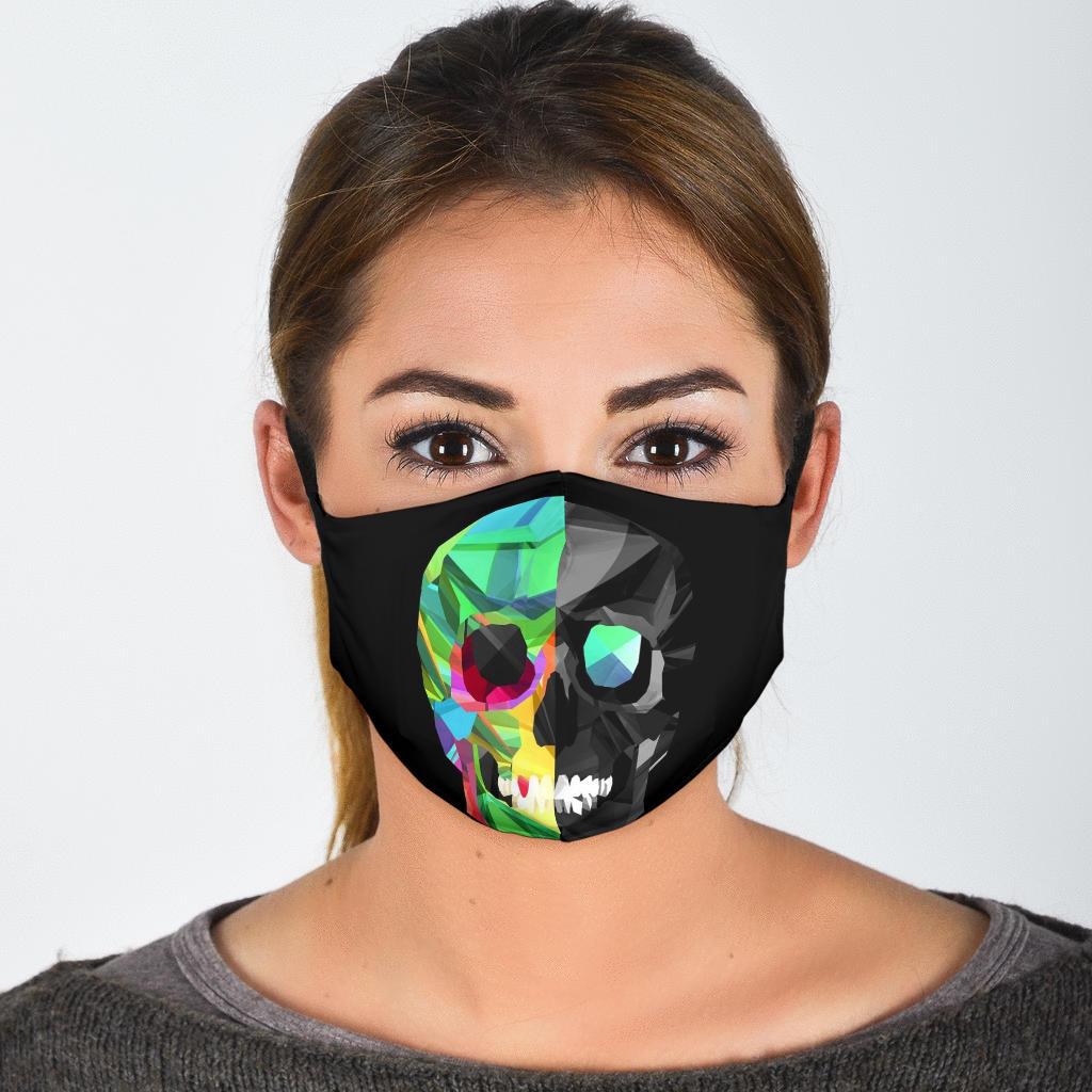 Skully Face Mask with 5 Layer Filters-Amaze Style™-Face Mask - Skully Face Mask with 5 Layer Filters-Adult Mask + 2 FREE Filters (Age 13+)-Vibe Cosy™