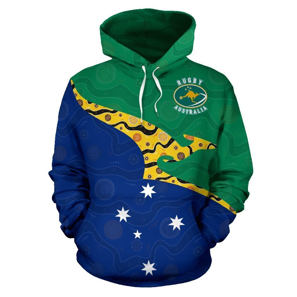 Australia Rugby Kangaroo Hoodie-Apparel-HD09-Hoodie-S-Vibe Cosy™