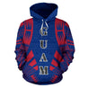 Guam All Over Hoodie - Polynenesian Tattoo Style-ALL OVER PRINT HOODIES-HP Arts-Hoodie-S-Vibe Cosy™