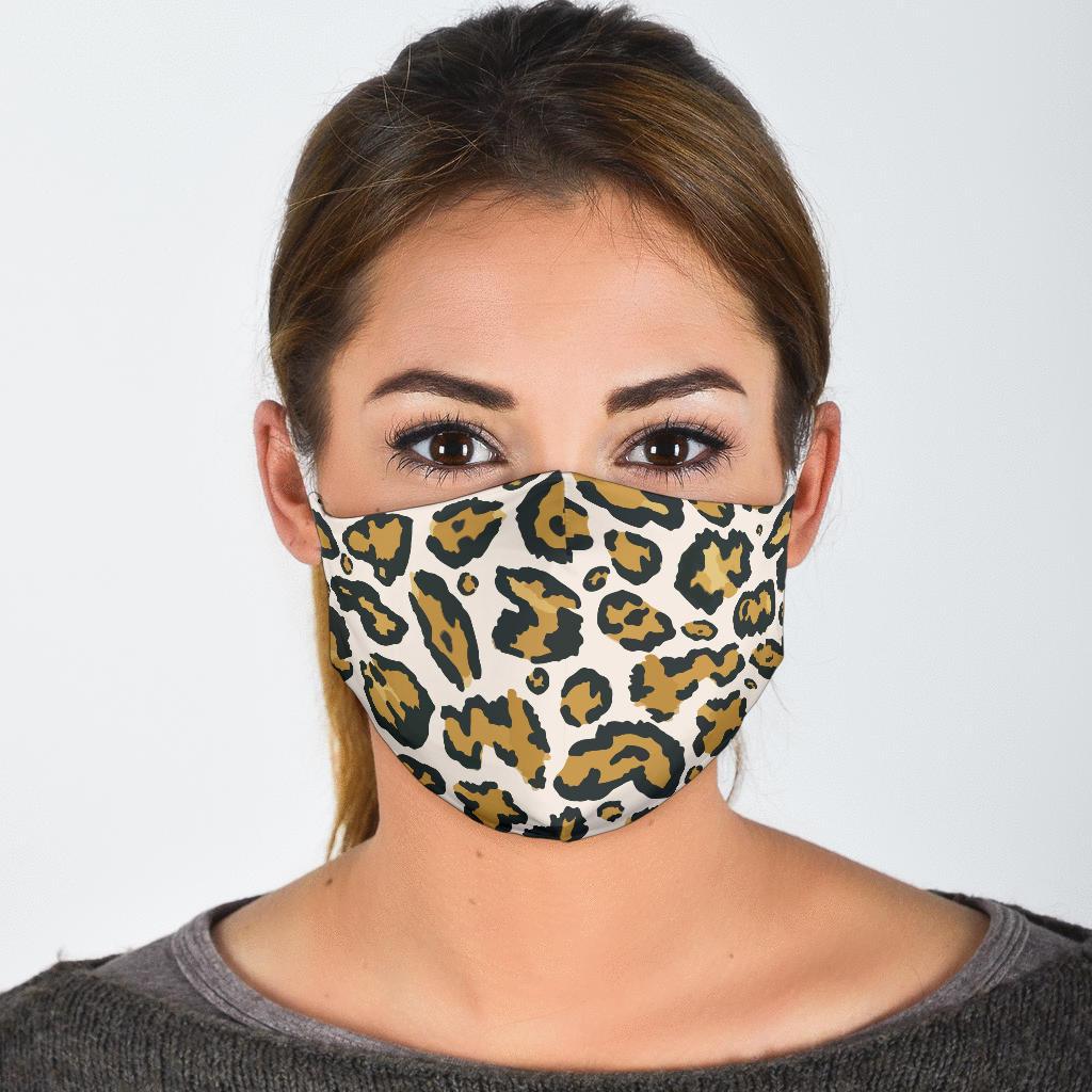 Cheetah Print Face Mask-Amaze Style™-Face Mask - Cheetah Print Face Mask-Adult Mask + 2 FREE Filters (Age 13+)-Vibe Cosy™