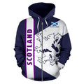 Scottish Flag And Lion All-Over Hoodie-Apparel-HD09-Zip Hoodie-S-Vibe Cosy™