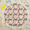 Autumn Fall Large Bloom - Round Beach Throw-Amaze Style™-Autumn Fall Large Bloom - Round Beach Throw-Vibe Cosy™