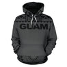 Guam All Over Hoodie - Polynesian Grey And Black-ALL OVER PRINT HOODIES-HP Arts-Hoodie-S-Grey And Black-Vibe Cosy™