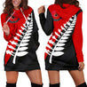 Lest We Forget New Zealand Hoodie Dress K52-Apparel-HD09-Hoodie Dress-S-Vibe Cosy™