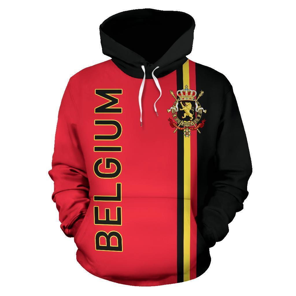 Belgium All Over Hoodie - Straight Version - BN04-Apparel-HD09-Hoodie-S-Vibe Cosy™
