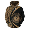 Hawaii Polynesian Hoodie - Circle Style 03 - Golden Color AH-ALL OVER PRINT HOODIES (P)-Phaethon-Hoodie-S-Vibe Cosy™