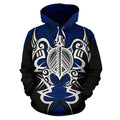 Samoan Turtle Polynesian Hoodie - Armor Style 03 PL-ALL OVER PRINT HOODIES (P)-PL8386-Hoodie-S-Vibe Cosy™