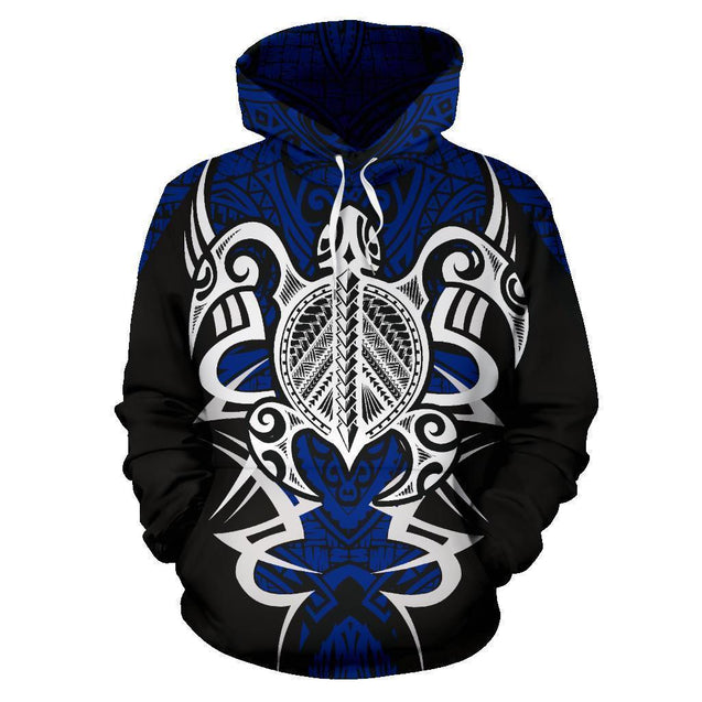 Samoan Turtle Polynesian Hoodie - Armor Style 03 PL-ALL OVER PRINT HOODIES (P)-PL8386-Hoodie-S-Vibe Cosy™