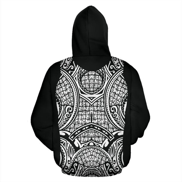 Guam All Over Zip-Up Hoodie - Polynesian Outside-ALL OVER PRINT ZIP-UP HOODIES-HP Arts-Zip-Up Hoodie-S-White-Vibe Cosy™