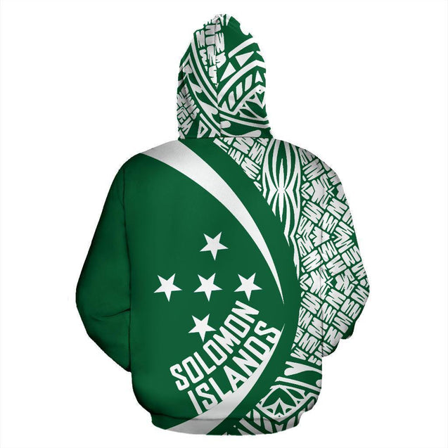 Solomon Islands Polynesian Hoodie - Circle Style 05 - J4-Apparel-Phaethon-Hoodie-S-Vibe Cosy™