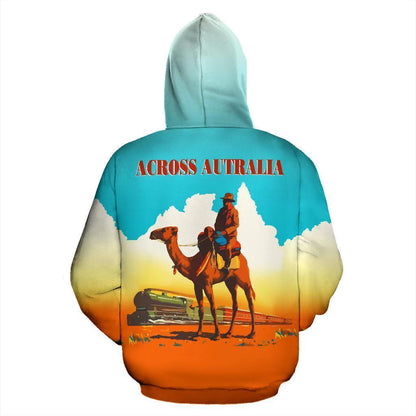 Australian Railway All Over Print Hoodie - NNK1431-Apparel-NNK-Hoodie-S-Vibe Cosy™