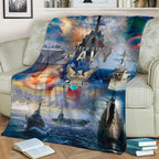 US Navy 3D All Over Printed Blanket