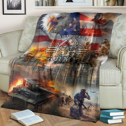 US Army 3D All Over Printed Blanket