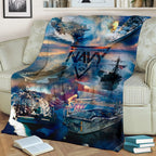 US Navy 3D All Over Printed Blanket