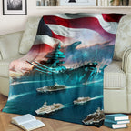 US Navy 3D All Over Printed Blanket