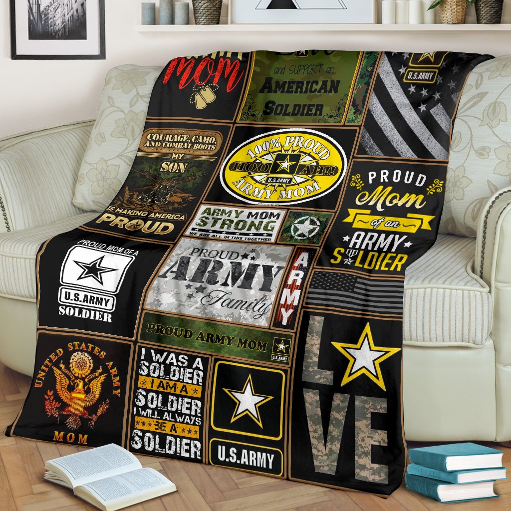 US Army 3D All Over Printed Blanket