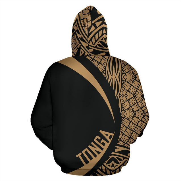 Tonga Polynesian Hoodie - Circle Style 03 J1-Apparel-Phaethon-Hoodie-S-Vibe Cosy™