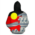 Aboriginal Flag And Pattern 3D All Over Printed Hoodie MP512-Apparel-MP-Hoodie-S-Vibe Cosy™