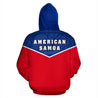 American Samoa Polynesian Hoodie - Phoenix Style PL-Apparel-PL8386-Zipped Hoodie-S-Vibe Cosy™