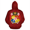 Tonga Coat Of Arms Polynesian Hoodie - Warrior Sytle J9-Apparel-Phaethon-Hoodie-S-Vibe Cosy™