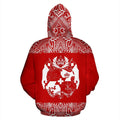 Tonga All Over Hoodie - Polynesian Red And White - BN09-Apparel-Phaethon-Hoodie-S-Vibe Cosy™